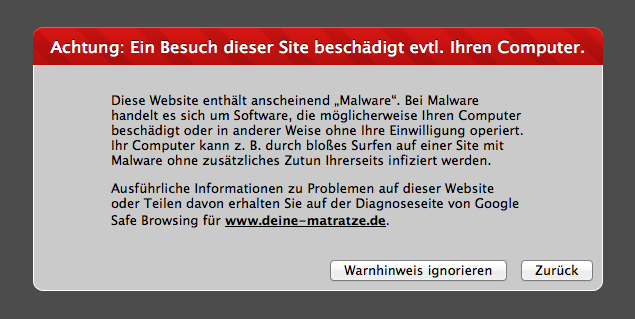 : Fehlerbehebung :: Malware auf unseren Webseiten :